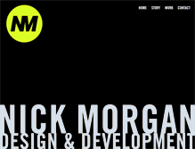 Tablet Screenshot of nickmorgandesigns.com